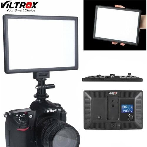 Viltrox L116T LED Video Light Bi-Color & Dimmable Photographic Lamp LED Light Panel Ultra Thin Camera Light for DSLR Camcorder