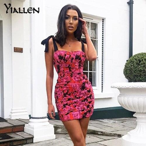 Цветочные летние платья Yiallen China At AliExpress