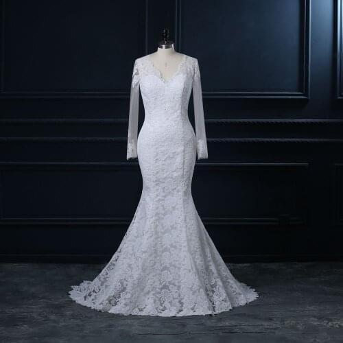 Long Sleeve Wedding Dresses Yong Jia Te China