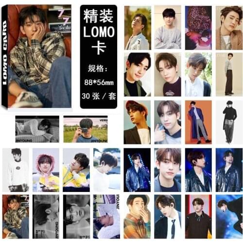 30pcs/set K-pop GOT7 photocard JinYoung Single 02 Fashion high quality GOT7 Album Photo card stationery set Promotion