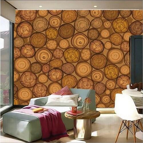 Custom 3D mural,Rings the tree wood cross section papel de parede ,living room sofa background TV wall bedroom wallpaper