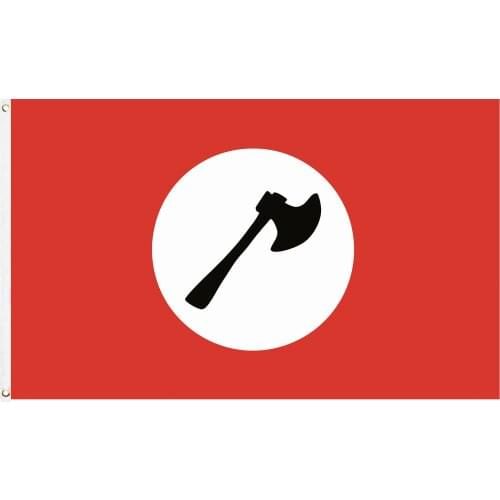 60x90cm/90x150cm Sindhuhesh Flag 2x3ft/3x5ft Black Axe Red Banner