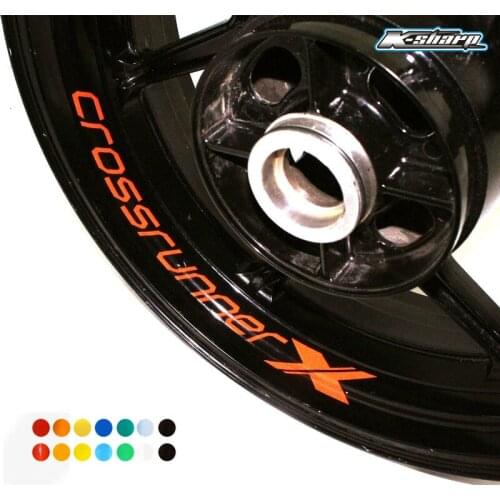 8 X CUSTOM INNER RIM DECALS WHEEL Reflective STICKERS STRIPES FIT HONDA crossrunner X