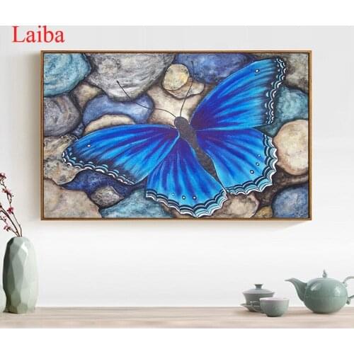 5D DIY Diamond Painting butterfly Full Square Round Drill Embroidery Cross Stitch 5D icon gift Home Decor mosaic