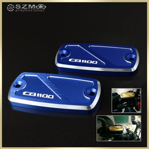 For HONDA CB1100 CB 1100 2010-2017 2016 Motorcycle Accessories Front Brake Clutch Cylinder Fluid Reservoir Cover Cap With Logo