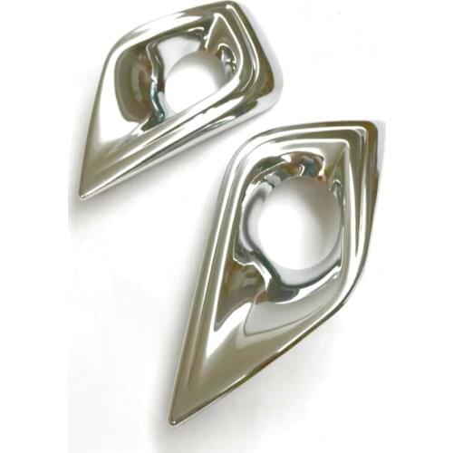 For Nissan Murano 2015 ABS Chrome Front Fog Light Lamp Cover Trim Front Fog Light Cover Car Accessories