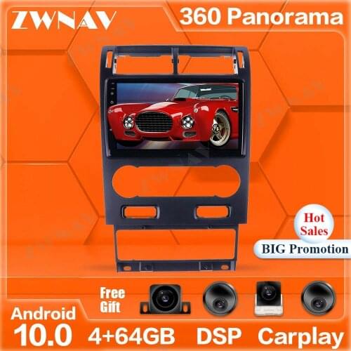 DSP carplay Android 10.0 screen Car Multimedia Player For Ford fusion mondeo 2004-2007 car GPS Navi Audio Radio stereo head unit