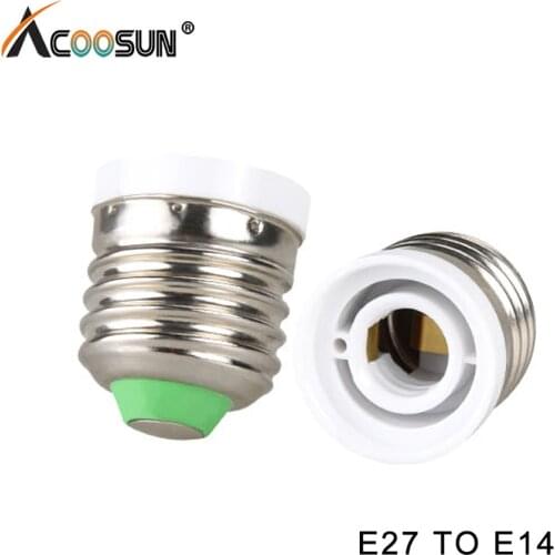E27 To E14 Adapter Lamp Holder Converter E27 To E14 Adapter Conversion Socket Fireproof Lamp Holder 1pcs Lamp Holder Converters
