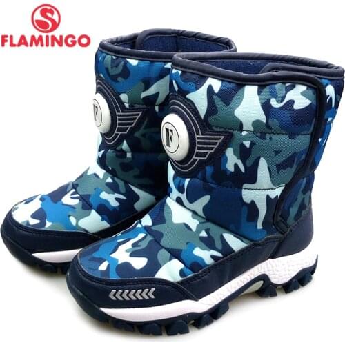 Зимние сапоги для мальчиков FLAMINGO China At AliExpress