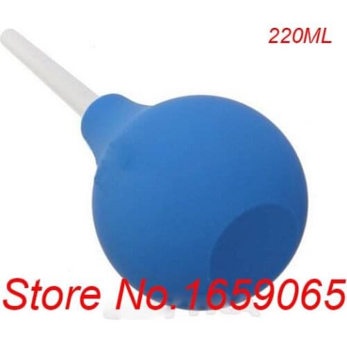 HOT 220ml Utensils syringe ball Ball large capacity enema vaginal douche anal wash tool