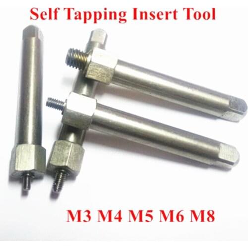 Self Tapping Thread Insert Tool M2 M2.5 M3 M4 M5 M6 M8 M10 M12 M14 M16 Thread Repair Manual Screw Bushing Install Tool