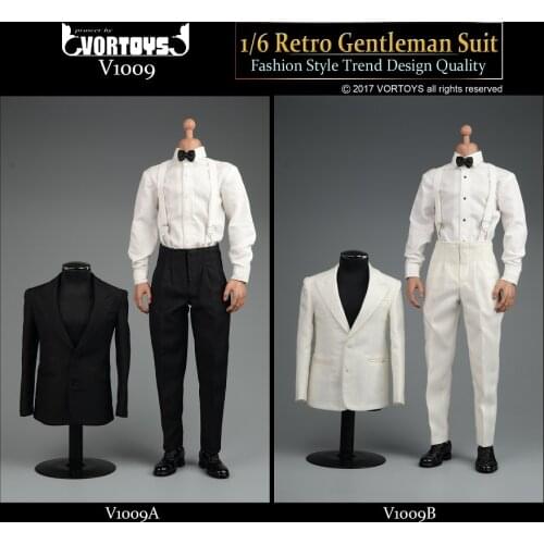 1/6 Collectible Figures Clothes Accessories Gentleman Man Suit For 12" Action Figure Doll,Doll And Other Not Included B0134