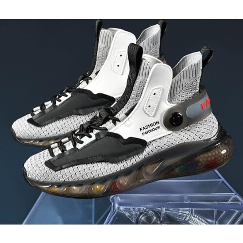 Men sneakers shoes summer leisure outdoor walking running comfortable mesh breathable fashion light non-slip vulcanized shoes