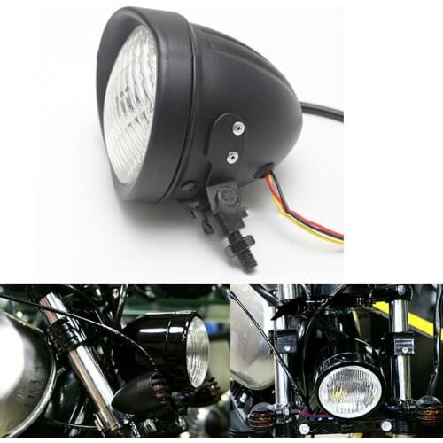 Alloy Headlight For All Harley-Davidson LED Headlamp Scooters Motorcycle Universal Accessories