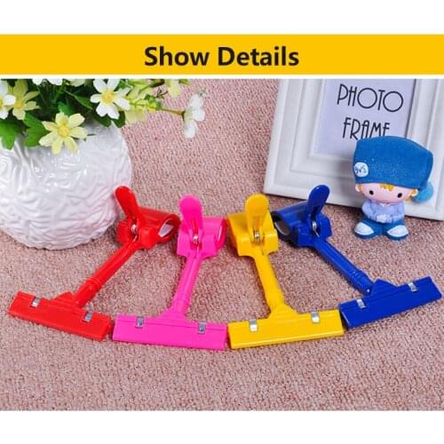 1pcs Plastic Advertising Thumb Pop Sign Clip Display Clamp Multicolor Clothing Folder Special Folder Holder Hook
