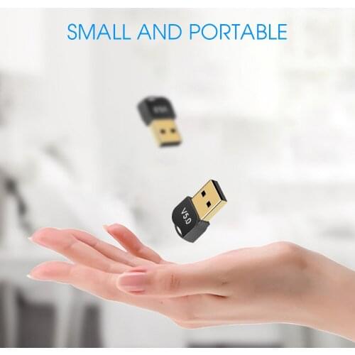 Kebidumei Bluetooth V5.0 Dongles Receiver Mini USB Bluetooth Dongle Transmitter Adapters Dual Mode Adapter for Win Xp Win7 8