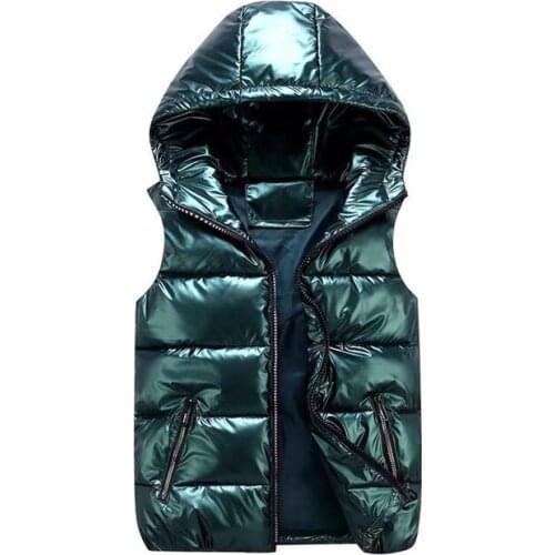 Bright NEW Warm Winter Cotton Vest Women Sleeveless Down Coat Tops Lady Casual Short Outwear Waistcoat Parkas Jacket Coats Cloth