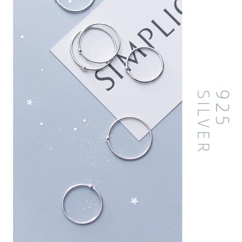 Modian Hot Classic Radiant Zircon Stackable Slim Ring for Women Fashion Authentic 925 Sterling Silver Simple Ring Fine Jewelry