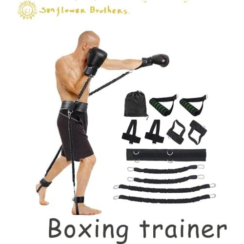 150lb Arm Waist Trainer Bouncing Trainer Boxing Kick Trainer Resistance Rope Suit Fitness Workout portable fitness equipment