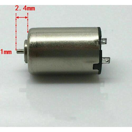 10MM 5-Pole Rotor Coreless Motor DC 3V-6V 61000RPM Ultrahigh High Speed Motor 8 teeth Copper Gear DIY Toy