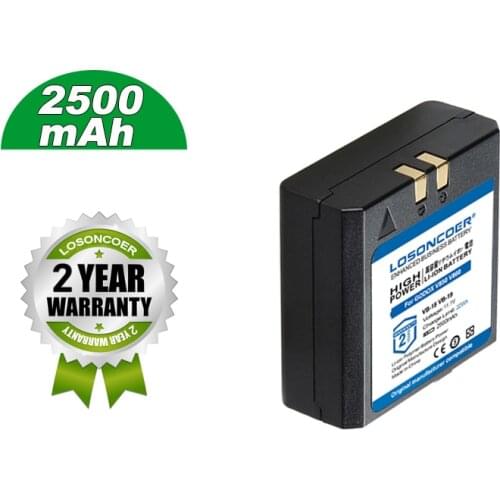 LOSONCOER Battery 2500mAh High Capacity VB-18 VB18 VB-19 VB19 Battery for GODOX V850 V850 II V860 V860II Flash Speedlite