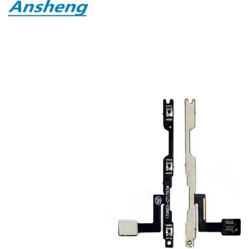 Ansheng 10pcs/lot Power Volume Button Flex Cable For Xiaomi Mi Max 2 Max2 Cell Phone