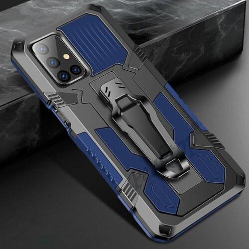Armor Hybrid Belt Clip Shell For Samsung Galaxy M51 M 51 Luxury Shockproof Bumper Stand Cover For Galaxy M51 Fundas
