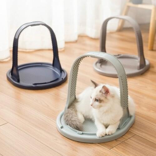 Cat arched double-sided rubbing device toy combing scratching massage rubbing claw scratching board pet toy