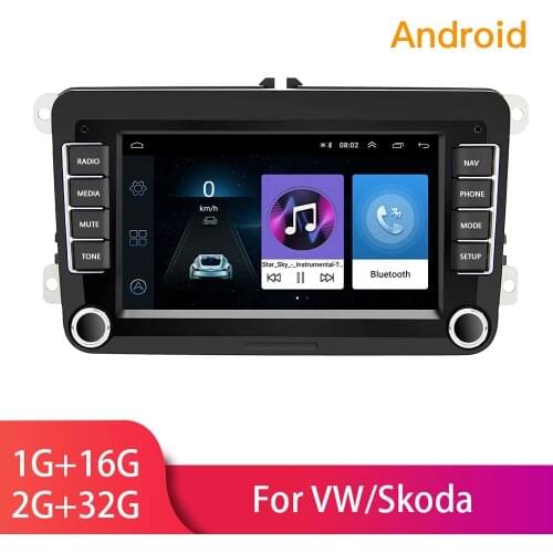 2Din Android Car Radio GPS 2din 7" Car Multimedia Player Autoradio For VW/Volkswagen/Golf/Passat/SEAT/Skoda/Polo Stereo