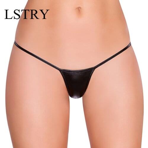 Shiny G String Micro Mini Thong Sexy Panty Erotic Lingerie Briefs Underwear Bikini Shorts Ladies Plus Size Panty Mujer Erotic
