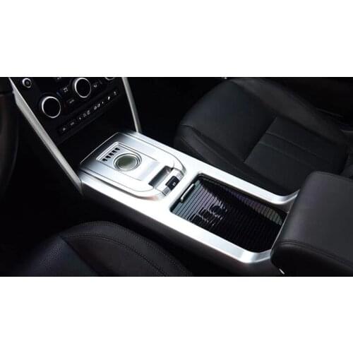 For Land Rover Discovery Sport 2015-2017 Car-Styling ABS Matte Chrome Center Console Gear Shift Panel Cover Trim Accessories