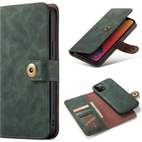 2020 Leather Flip Case For iPhone 12 Pro Max 12 Mini SE Card Slots Magnetic Wallet Case 11 Pro Max X XR XS Max 6s 7 8 Plus Cover