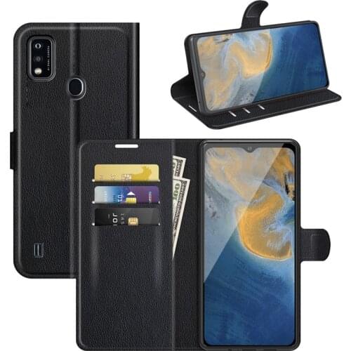 For ZTE Blade A51 Case Cover Wallet Leather Flip Leather Phone Case For ZTE Blade A51 High Quality Stand Cover For ZTE Blade A51