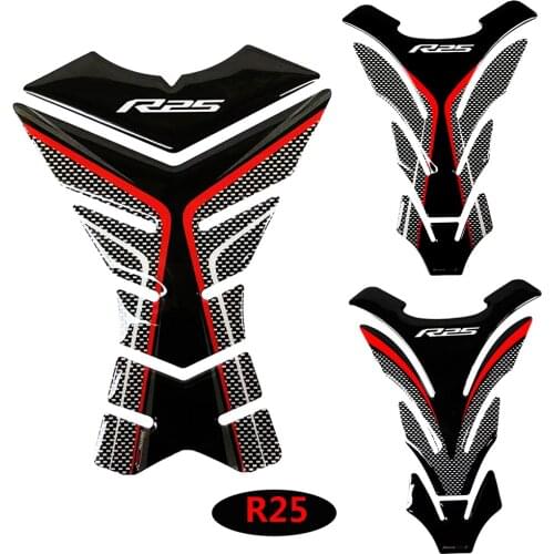 For Yamaha R25 YZF-R25 Tankpad 3D Motorcycle Tank Pad Protector Decal Stickers