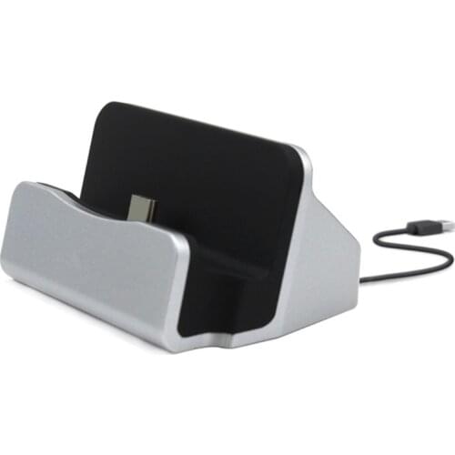 T3EE Type-C Fast Charging Dock Station Desktop USB C 3.1 Docking Charger with Cable for huawei P9 Plus Smart Cell Phone