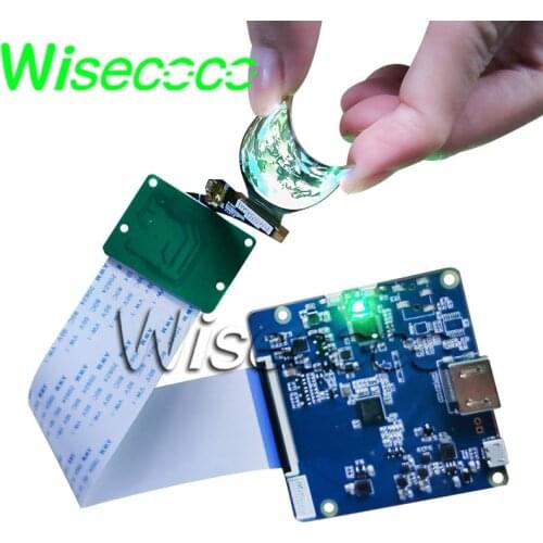 Wisecoco Flexible Oled Display 1.39 Inch Round Circle Amoled Screen Hdmi To Mipi Driver Board Soft Bendable For Smart Watch