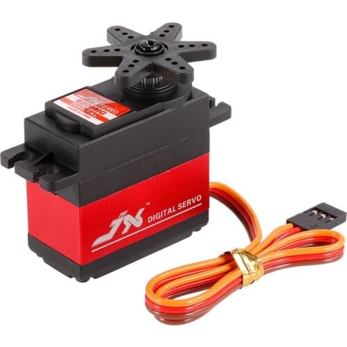 JX PDI-6209MG 4.8V-6V 0.13sec 9.35kg Digital Metal Servo Aluminums Case for 1/10 RC car