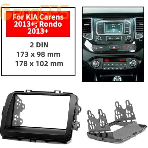 11-423 Top Quality Radio Fascia for KIA Carens 2013+ Rondo 2013+ Stereo Fascia Dash CD Trim Installation Kit