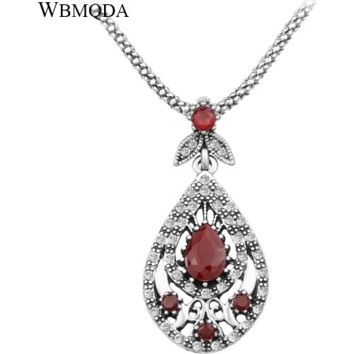 HOT 2018 Vintage Jewelry Round Boho Necklace For Women Mosaic Crystal Lucky Star Jewelry Wholesale