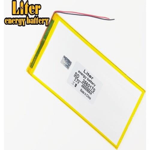 3.7V 4800mAh lithium-ion Tablet polymer battery 3560170 tablets LED mobile power battery