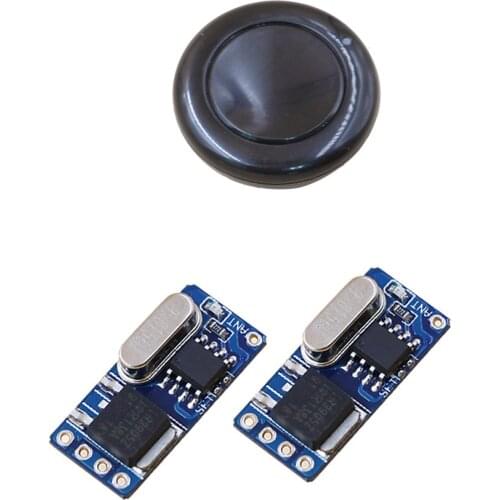 Best Price DC3V 3.6V 5V 6V 7.4V 9V 12V Mini Relay 1CH Radio Remote Control Switch Receiver 2* Round Transmitter Learning Code