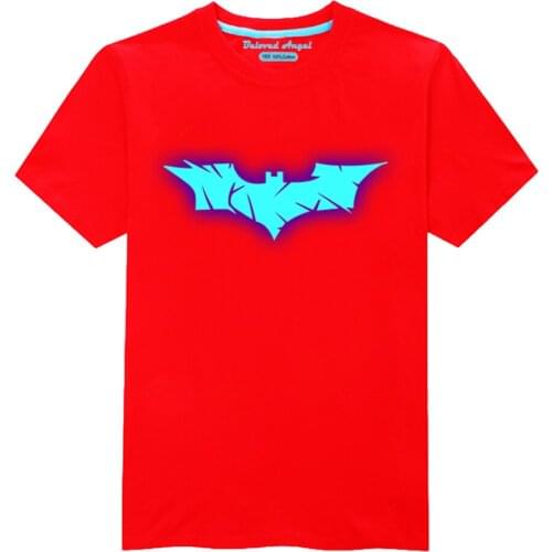 Fashion Boys Girls Luminous T Shirt Cartoon Kids Clothes Tee T-Shirt Short Sleeve Top Casual Summer Clothing Boys Girls Clohtes