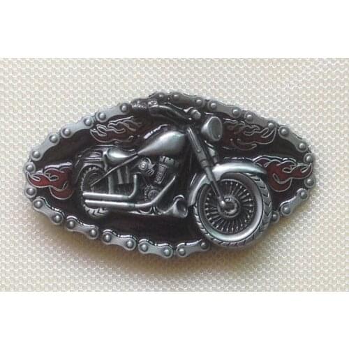 Motorcycle Hot Fire With Chain Belt Buckle JF-BY292 suitable for 4cm wideth belt with continous stock free shipping