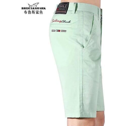Bruce &Shark New Summer Men Shorts Casual Fashion Stretch 97%Cotton Men Pants Super design Top Quality Male trousers Special