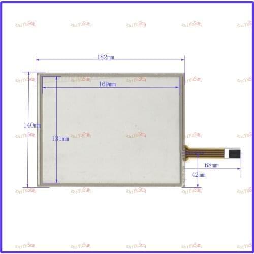 Wholesale 10PCS/LOT 183*141MM 8inch resistance screen for GPS CAR this is compatible 182*140 welding type HLD-TP-1783