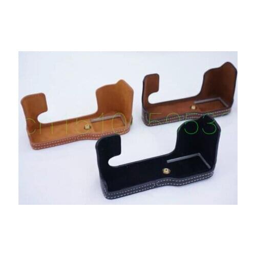 Battery Openning PU Leather Camera Bag Bottom Case for Fujifilm Fuji XT-20 XT20 XT30 XT10 XT-10 Half Body Cover