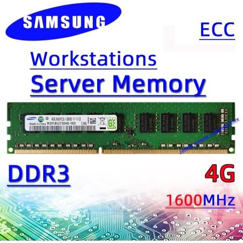 Samsung ddr3 4GB 1333MHz 1600MHz Server Workstation Memory ECC RAM PC3 12800E 8G 10600E