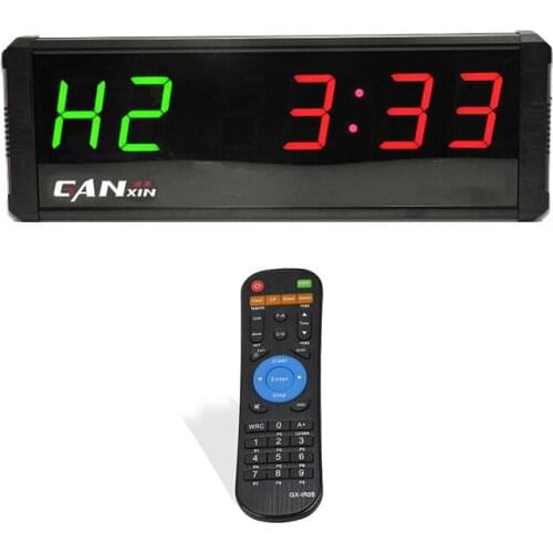 [Ganxin]4" Plus Programmable Remote Control Portable Modern Design gym timer Led Large Fitness Timer