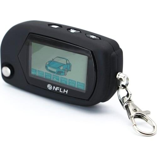 B6 LCD Remote Control Keychain Key Fob for Twage Keychain Starline B6 with flip key 2 Way Car Alarm System Burglar Alarm