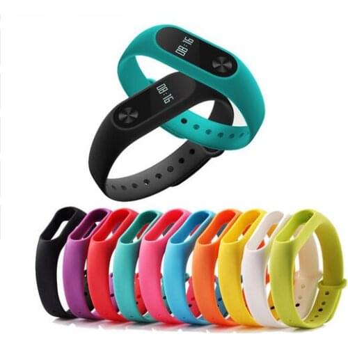 500pcs Xiaomi mi band 2 Wrist Strap Belt Silicone Colorful Wristband for Mi Band 2 Smart Bracelet for Xiaomi Band 2 Accessories